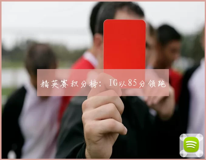精英赛积分榜：IG以85分领跑